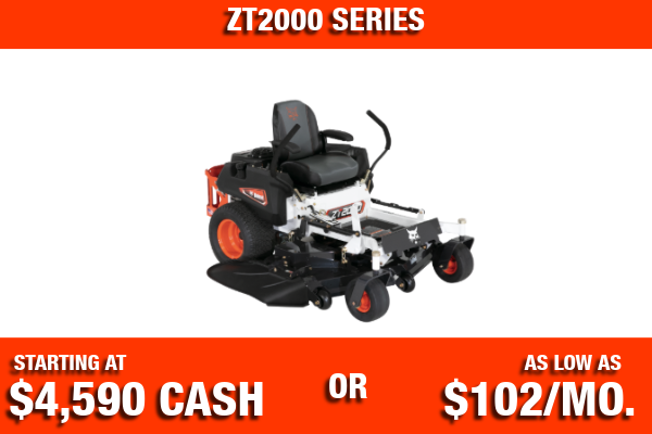 2026 Bobcat ZT2000 Zero turn mower v2