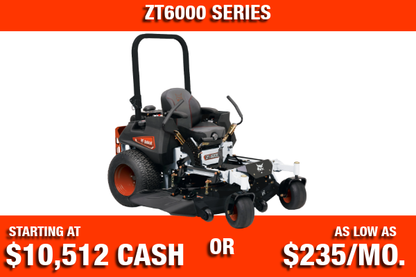 2026 Bobcat ZT6000 Zero turn mower v2