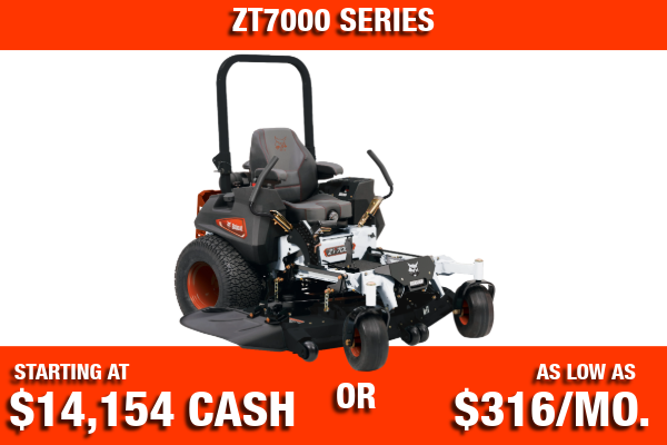 2026 Bobcat ZT7000 zero turn mower