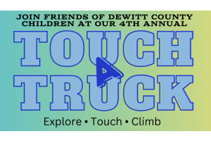2026 DeWitt County Touch a Truck Logo
