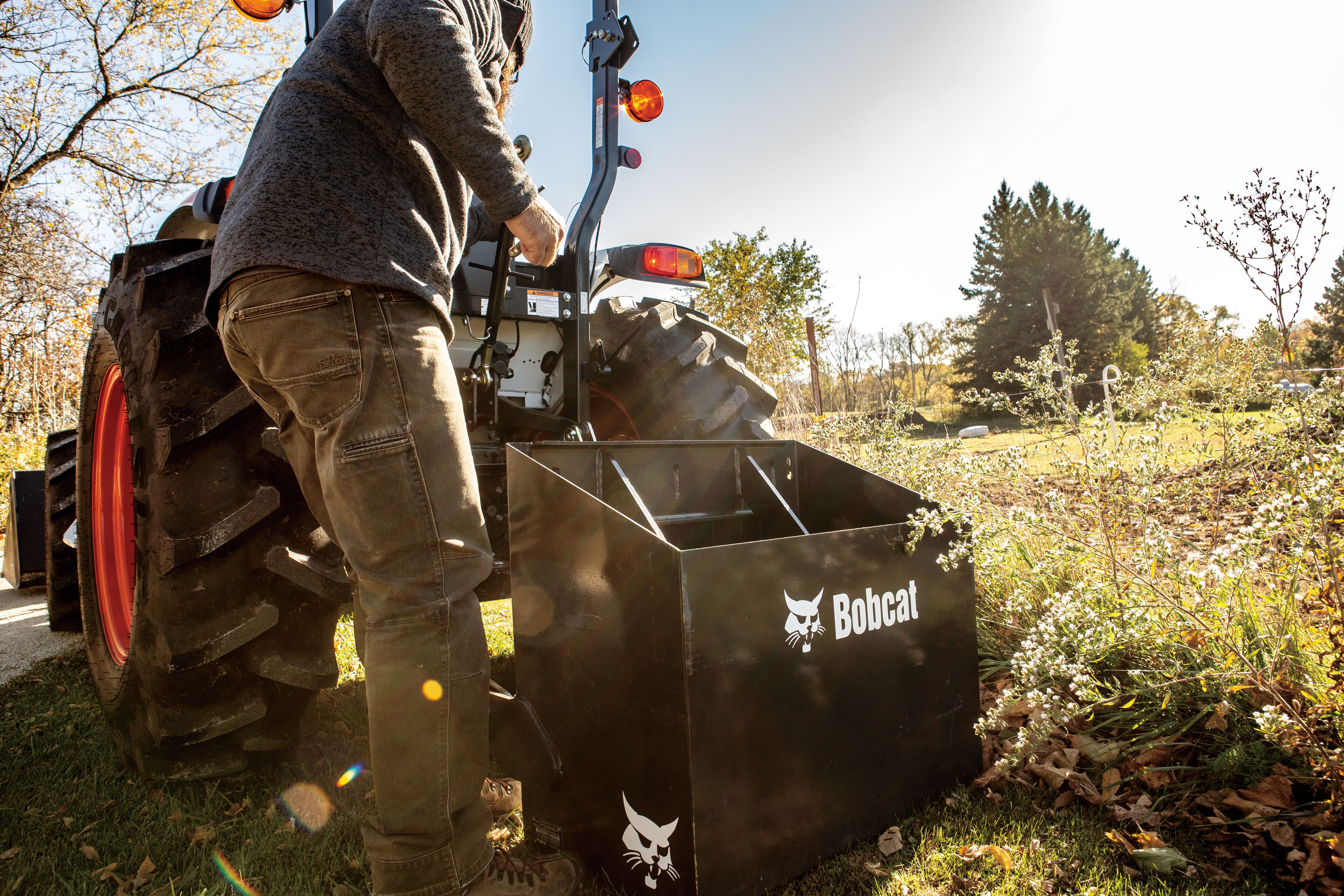 bobcat ct4058 3pt hitch ballast box cn4a0184 20q1